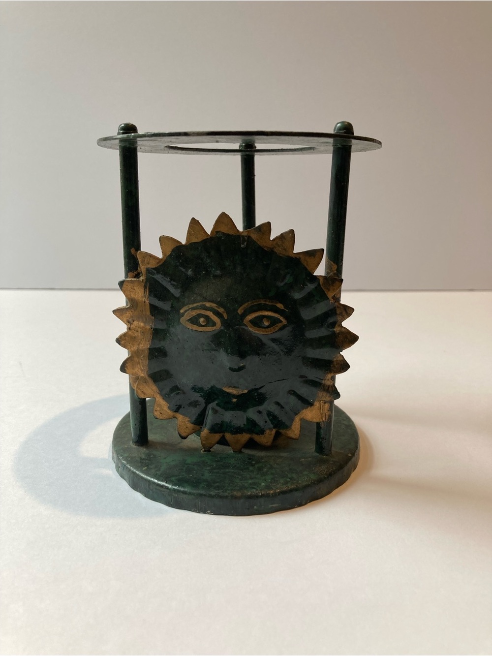 Celestial Sun Metal Candle Holder Stand Whimsigoth Mystical Witchy Boho 90s Y2K